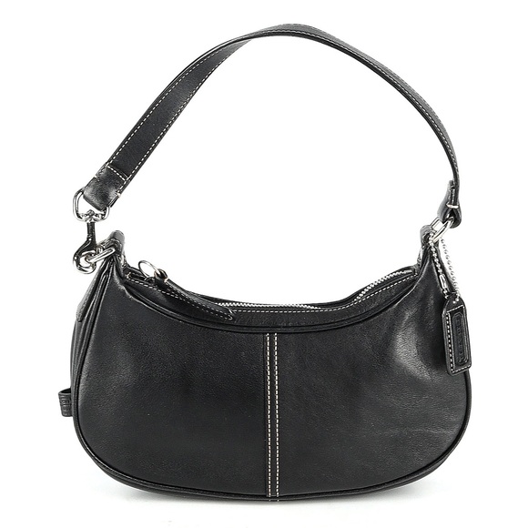 Coach | Bags | Rare Coach 7593 Black Hobo Shoulder Bag Mini | Poshmark